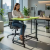 Classsic Premium Quality Multipurpose Movable and Foldable Wooden Study Table with Adjustable Height Metal Study Table / Laptop Table for Student and Adults (Free Standing, Finish Color – Green Wood DIY ( Do – it -Yourself )