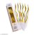 Spiral Golden Birthday Candles – 6 Pcs, Twisty Candle for Cake | Long Golden Candles for Decoration | Baby Shower, Wedding Party and Cake Decoration Party Twisty Metallic Golden Spiral Candles, Twisty Candles for Birthday, Baby Shower, Wedding Party & Cake Decoration