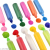 “10 Bottle Rangoli Colours Set for Diwali Decoration – Multicolour Rangoli Powder with Easy Squeeze Bottle Dispenser