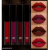 Combo of 4in1 Red Edition Liquid Lipstick Pack of 1