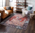 Washable Non-Slip Carpet for Living Room Bedroom Bohemian Low-Pile Printed Indoor Accent Stain Resistant Non-shed Carpet for Home Office Décor |91 X 137 Cm|