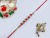 Rakhi for Brother/ Bhai/ Bro/ Bhabhi with Roli Chawal