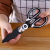 Kitchen Shears Multi Purpose Strong Stainless Steel Kitchen Utility Scissors with Cover Poulry,Fish, Meat, Vegetables Herbs, Bones, Dishwasher Safe (Black)