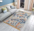 Riva 5 x 7 Feet 3D Multi Printed Abstract Carpet Rug Runner and Carpets for Bedroom/Living Area/Home with Anti Slip Backing (5×7 ft)