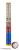 Anshri (Pack of 1 Pair) Printed Raja Rani Pairs Dandiya Sticks for Dance | Navratri Dancing Stick for Playing Garba | Garba Wooden Dandiya Sticks | Garba Stick With Silver Color Coin (Multicolor)
