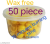 ghee Diya, ghee jyot, ghee wick, diya bati, ghee bati 50 piece