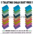 { HINDUSTHAN } Professional Sewing Tailoring chalk [ DUST FREE ] in different colors [ SOFT AND SMOOTH ] high quality Can be applied to sewing works, tailoring works, Fashion Designing works etc [ PACK OF 10+10+10=30 PCS. ] [ CAN BE REMOVED BY DIPPING IN WATER.