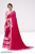 Women’s Georgette Saree With Blouse Piece, Ruffle Frill Saree