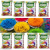 Holi Herbal Gulal Powder Pack of 10 | Eco Friendly & Non-Toxic Dry Colours