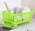 ANSUYA 3 in 1 Kitchen Sink Dish Rack Drainer Drying Rack Washing Basket – Green