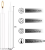 Unscented White Taper Candles | Long Candles for Home Decor | Candle Sticks 5cm Pack of 24