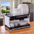 2 Layer Kitchen Sink Dish Rack with Plastic Tray & Spoon Holder – Big Size Dish Drainer