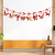 Zyozi ® Christmas Party Decorations Banner, Santa Character Banner for X-Mass Decorations, Merry Christmas Decorations for Home – Office Party, Xmas Bunting Decoration Banner