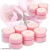 Shraddha Creation Acrylic Round Scented Candles, Set Of 12, Rose Pink – Rose