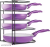 Iron Twist Multipurpose Pan And Pot Tawa Bartan Rack Holder Stand Plate Dish Lid Tray Utensils Cookware Cupboard Cabinet Storage Shelf Organizer for Kitchen (Round Model)