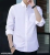 “Men’s Classic Plain White Shirt | Full Sleeve Cotton Slim Fit Formal & Casual Wear”