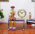 ROYAL CRAFTS Handcrafted Indian Art Doll Musician Figurine Clock – Ideal for Office or Home