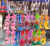 6pc fancy key chains