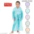 Girls Waterproof Knee Length Full Sleeves PVC Rransparent Raincoat with Hood | Kids Washable Barsati Long Rainwear With Bag Space