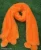 Orange – Fur Stole With 4 Fur ball-lattu