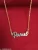 Parul Name Pendant with Chain