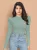 Norzy Paris -Eelegant Button Puff Sleeve Top