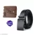 Kastner Men’s Artificial Leather Autolock Black Buckle Belt And wallet Combo
