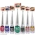 Color Diva Eye Liner, Water Resistant, Long-Lasting, Pink, Blue, Green, Grey, Shade-101K|G|S|L|M|I|N|, 6ml Each