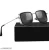 Eymen I® Retro Square Cary Minati Shahid Sunglasses Silver Black Uv-Protected Unisex Sunglasses
