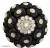 Lavish Hairy Decorative Stone Design Juda Extension for Women and Girls Natural Bun Extension (Multicolour)