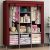 Cloth Stand & Cupboard and Almirah Carbon Steel Collapsible Wardrobe (Maroon color) Assembling required.