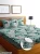 Super Soft Glace Cotton All Round Elastic Fitted Double Bed Bedsheet with 2 Pillow Covers-72x78x8 Inches-fiteed_Double
