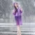 100% Waterproof Purple color Rain Coat/Rain Wear for Kids, Boys/Girls