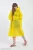 Missby Transparent Long Yellow Raincoat Waterproof Ponchu for Women Men with hood